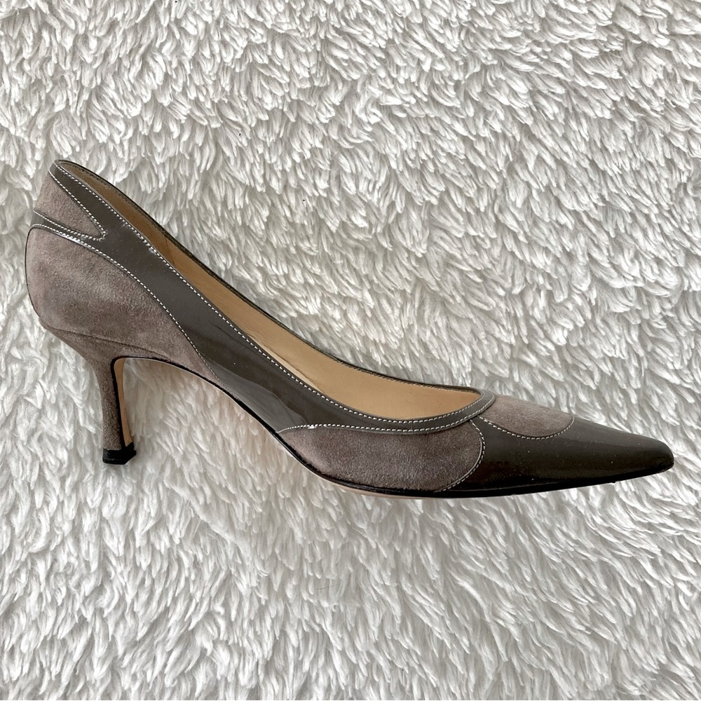 Jimmy Choo Classy Gray Pumps